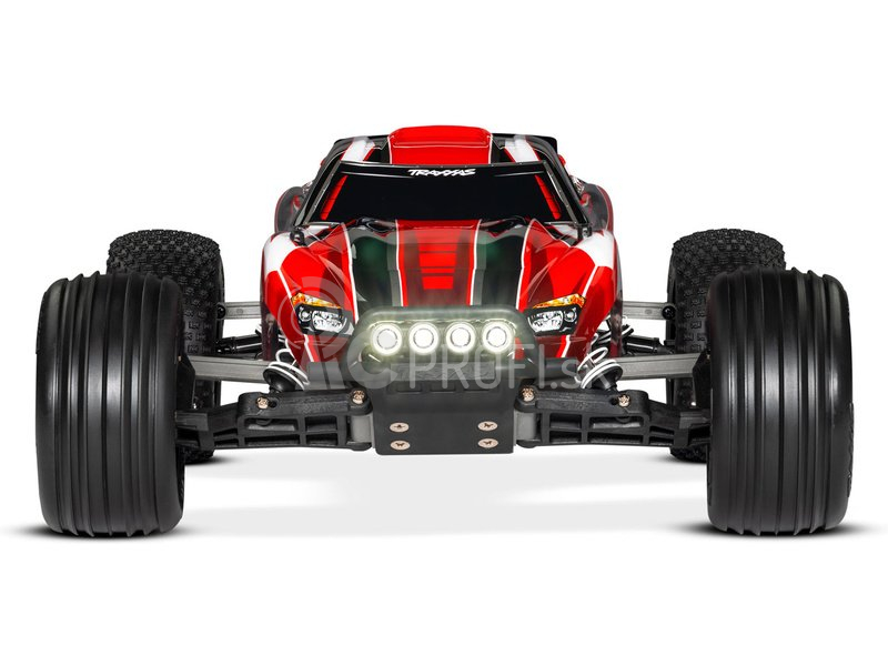 RC auto Traxxas Rustler 1:10 RTR s LED osvetlením, oranžová