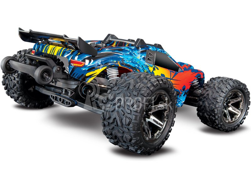 RC auto Traxxas Rustler 1:10 VXL 4WD TQi RTR, Solar Flare