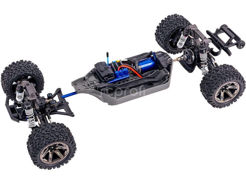 RC auto Traxxas Rustler 1:10 VXL HD 4WD RTR, červené