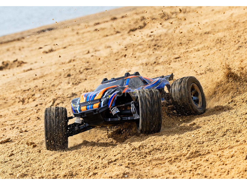 RC auto Traxxas Rustler 1:10 VXL HD 4WD RTR, červené