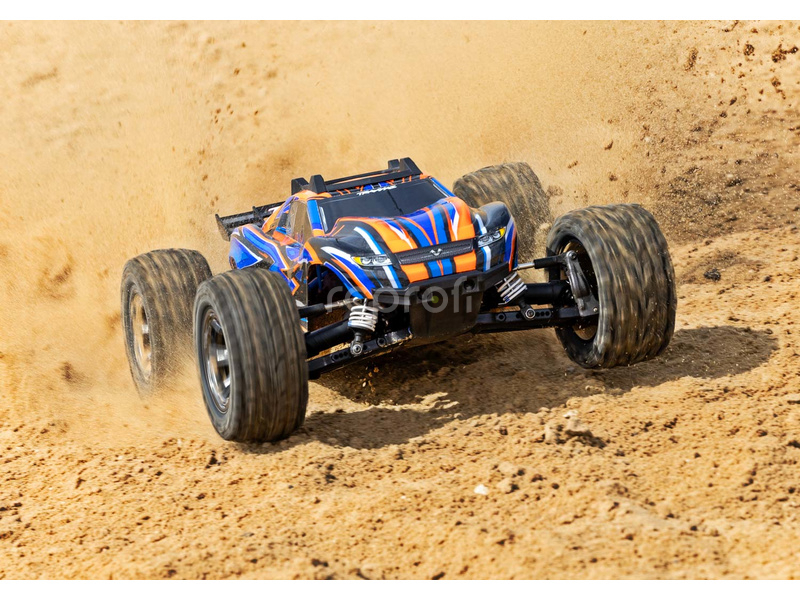 RC auto Traxxas Rustler 1:10 VXL HD 4WD RTR, červené