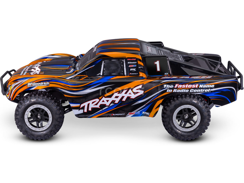 RC auto Traxxas Slash 1:10 BL-2s HD RTR, červené