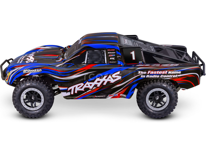 RC auto Traxxas Slash 1:10 BL-2s HD RTR, modré