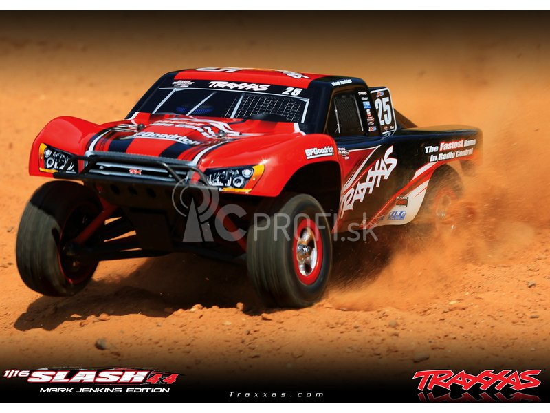 RC auto Traxxas Slash 1:16 RTR, Mark Jenkins