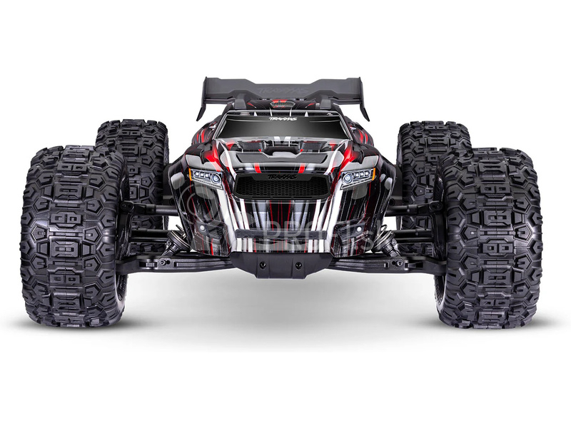 RC auto Traxxas Sledge s pásovými pneumatikami 1:8 RTR, červené