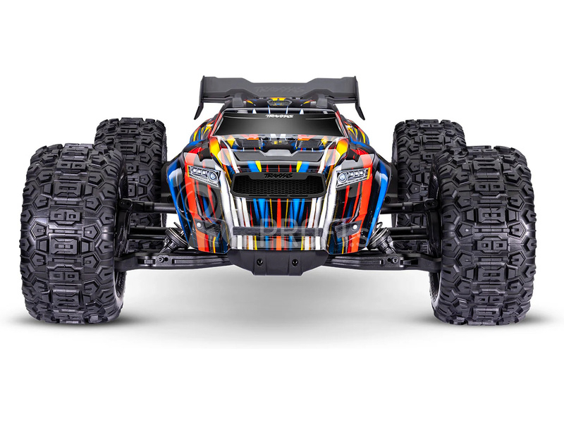 RC auto Traxxas Sledge s pásovými pneumatikami 1:8 RTR, červené