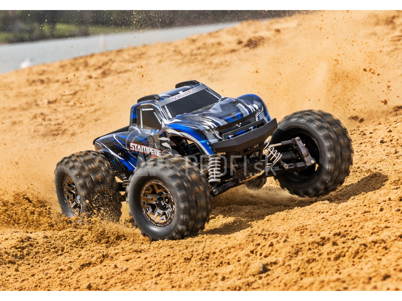 RC auto Traxxas Stampede 1:10 4x4 VXL RTR, červené