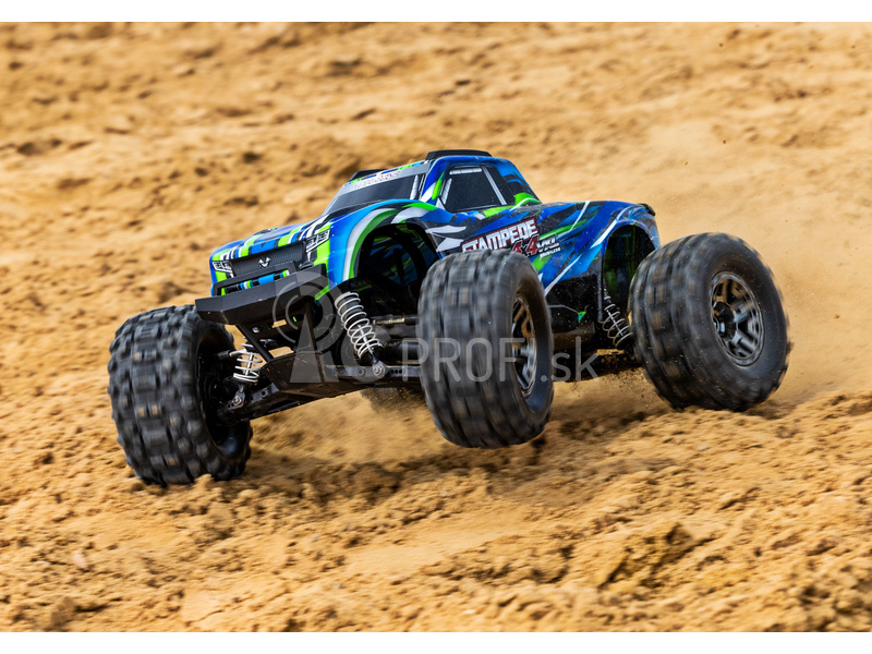 RC auto Traxxas Stampede 1:10 4x4 VXL RTR, červené