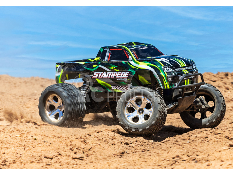 RC auto Traxxas Stampede 1:10 BL-2s RTR, červené