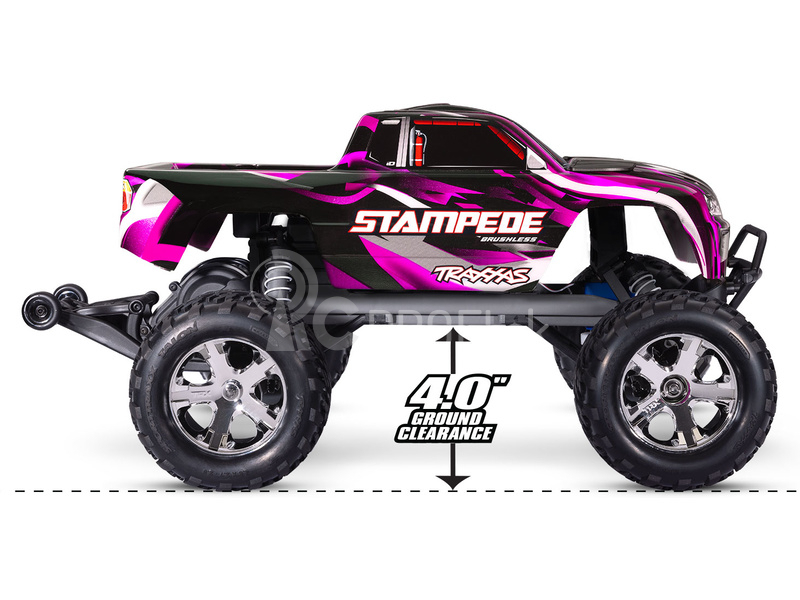 RC auto Traxxas Stampede 1:10 BL-2s RTR, modré