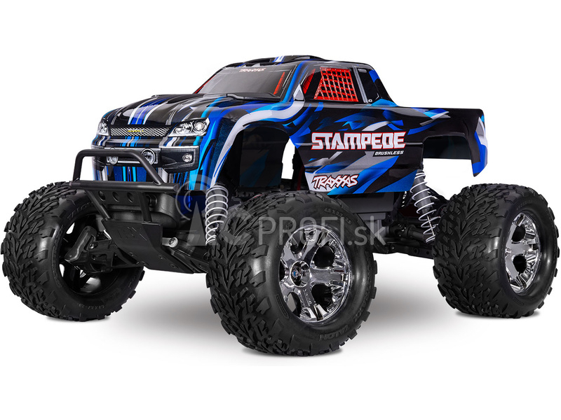 RC auto Traxxas Stampede 1:10 BL-2s RTR, modré