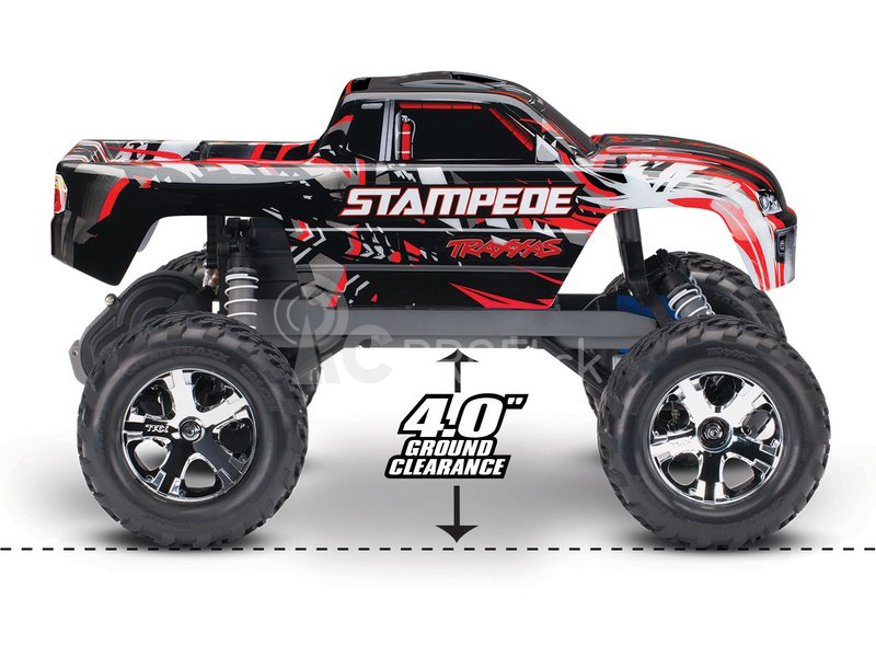 RC auto Traxxas Stampede 1:10 RTR, ružová