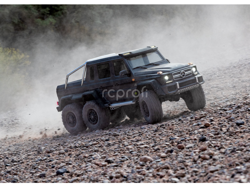 RC auto Traxxas TRX-6 Mercedes G 63 6x6 1:10 RTR, strieborné