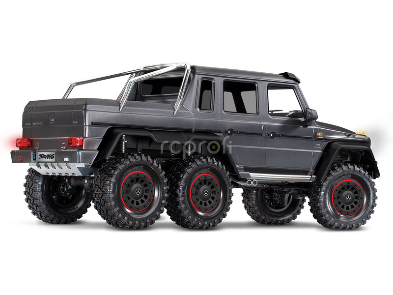 RC auto Traxxas TRX-6 Mercedes G 63 6x6 1:10 RTR, strieborné