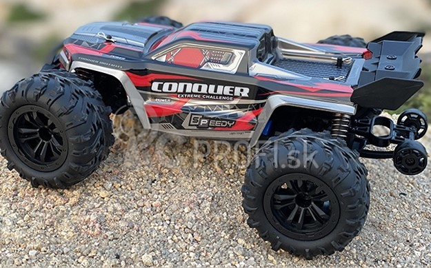 RC auto truggy Conquer, červená