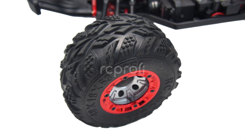 RC auto X-King monstertruck, modrá