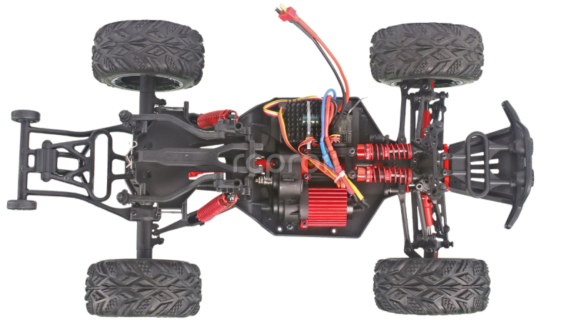 RC auto X-King PRO monstertruck, zelené