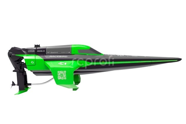 RC čln E1 RaceBird Lite RC Hydrofoil Boat 2.4GHz RTR, zelený