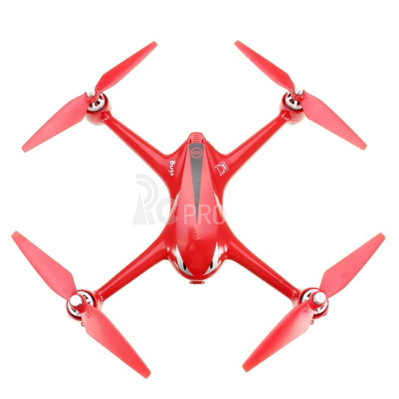 RC dron MJX Bugs 2 brushless, červená