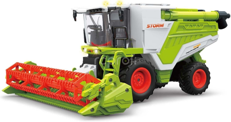 RC kombajn a RC traktor so sklápacím prívesom