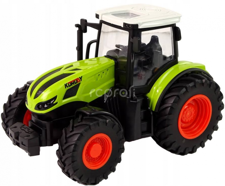 RC kombajn a RC traktor so sklápacím prívesom