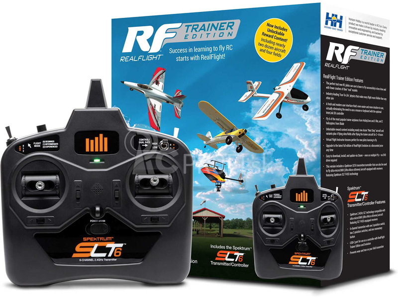 RC letový simulátor RealFlight Trainer Edition, vysielač SLT6