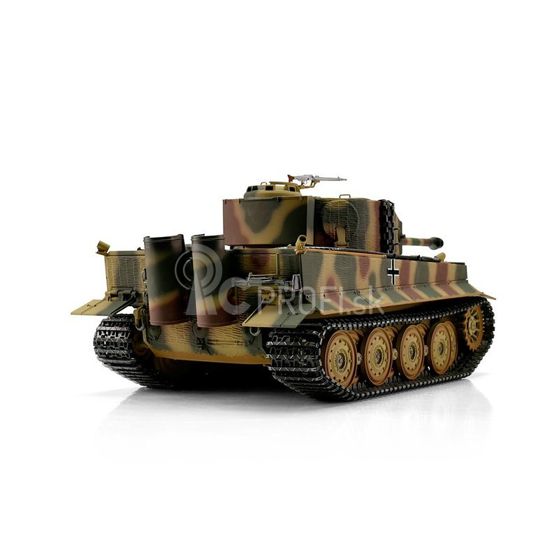 RC tank Tiger I neskoršia verzia 1:16 IR, maskáč