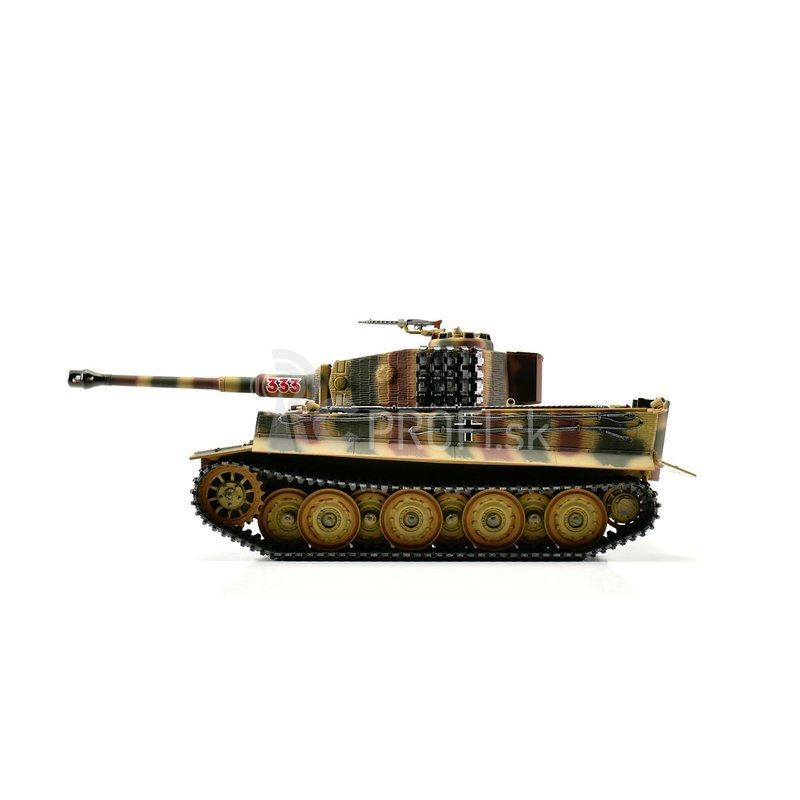 RC tank Tiger I neskoršia verzia 1:16 IR, maskáč