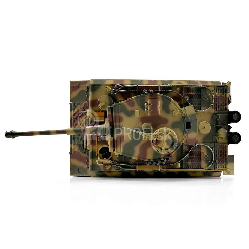 RC tank Tiger I neskoršia verzia 1:16 IR, maskáč