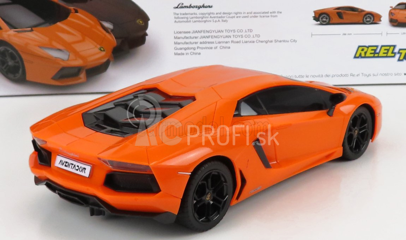 Re-el toys Lamborghini Aventador Lp700-4 2011 1:18 oranžová