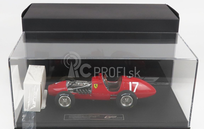 Repliky Ferrari F1 500 F2 Scuderia Ferrari N 17 2nd British Gp 1952 Piero Taruffi 1:18 Red