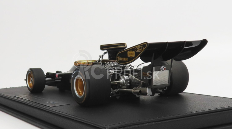 Repliky Lotus F1 72d John Player Team Lotus N 8 Winner British Gp Brands Hatch - Majster sveta - 15. júl 1972 Emerson Fittipaldi 1:18 Black Gold