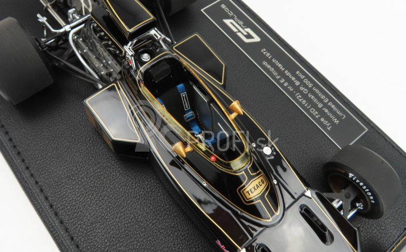 Repliky Lotus F1 72d John Player Team Lotus N 8 Winner British Gp Brands Hatch - Majster sveta - 15. júl 1972 Emerson Fittipaldi 1:18 Black Gold