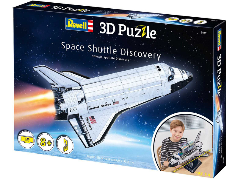  Revell 3D Puzzle – raketoplán Discovery