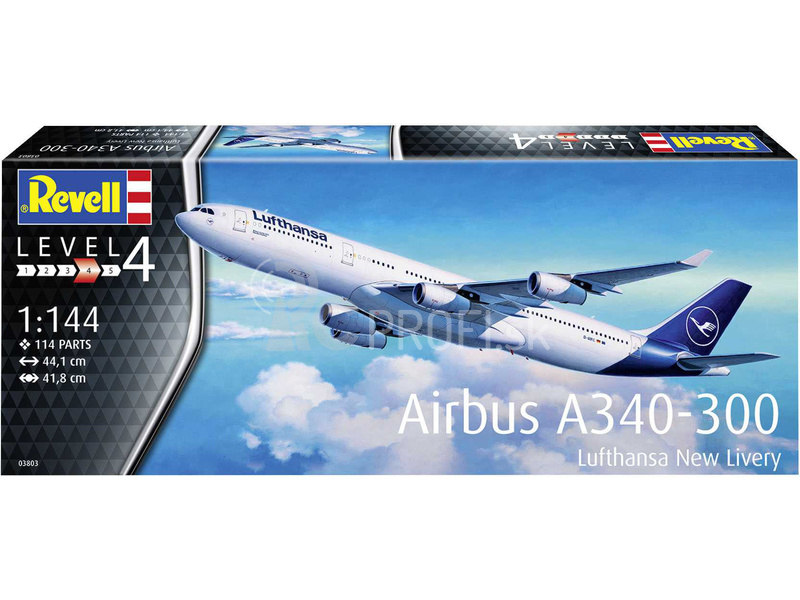 Revell Airbus A340-300 Lufthansa New Livery (1:144)