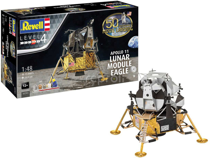 Revell Apollo 11 lunárny modul Eagle (50. výročie) (1:48) (súprava)