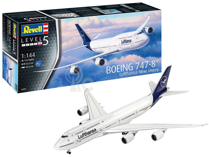 Revell Boeing 747-8 Lufthansa New Livery (1:144)