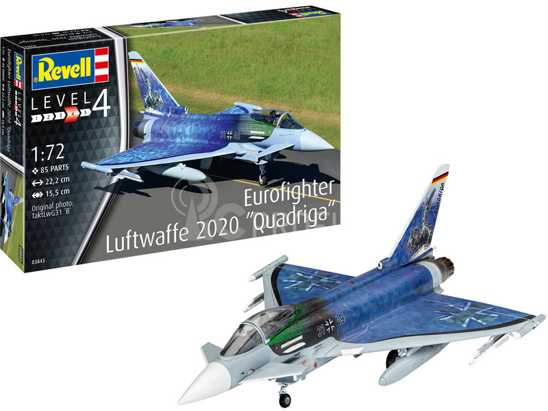 Revell Eurofighter Typhoon Luftwaffe 2020 Quadriga (1:72)