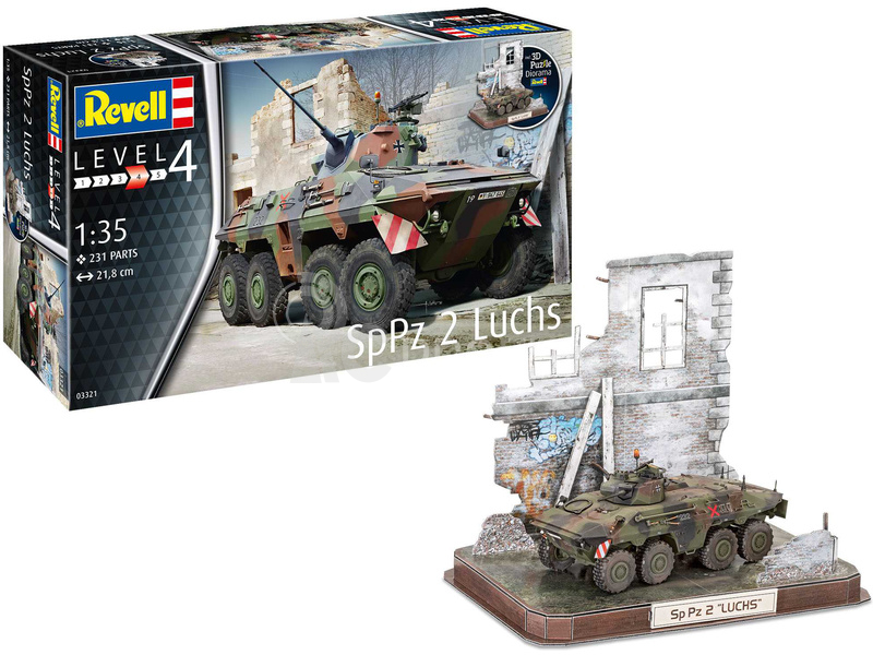 Revell SpPz2 Luchs, 3D puzzle (1:35)