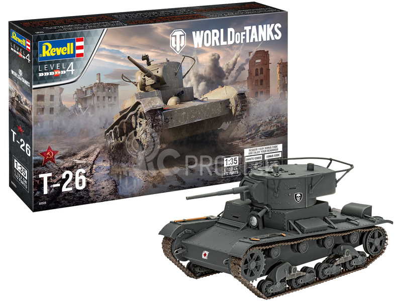 Revell T-26 (1:35) (World of Tanks)