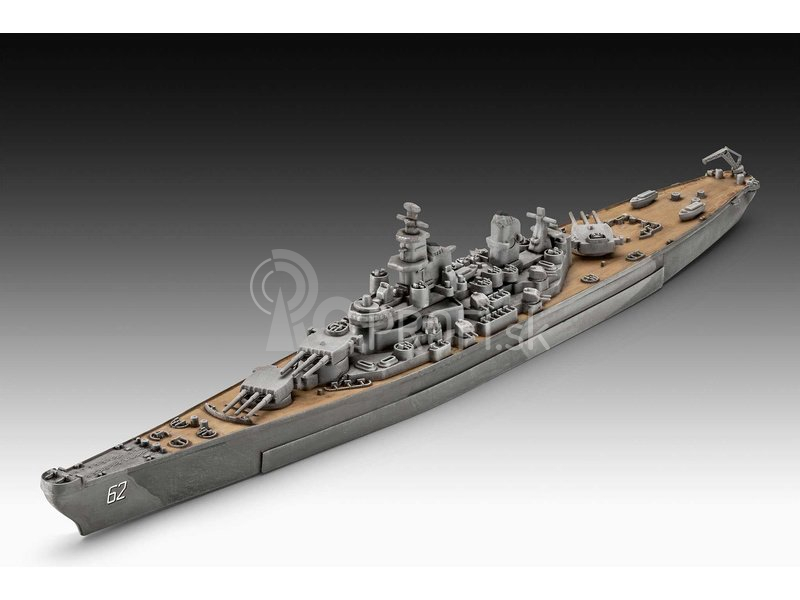 Revell USS New Jersey (1:1200) (súprava)