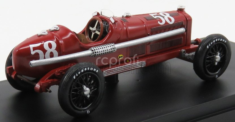 Rio-models Alfa romeo F1 P3 Indy N 58 500 míľ 1939 L.tomei 1:43 Červená