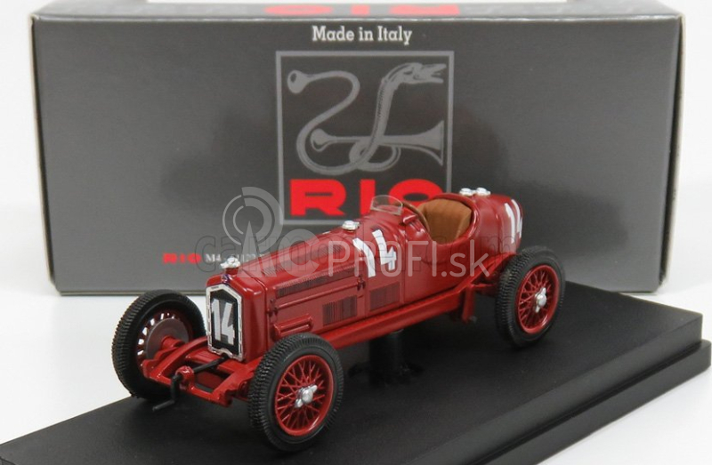 Rio-models Alfa romeo F1 P3 N 14 Monza Gp 1932 G.campari 1:43 červená