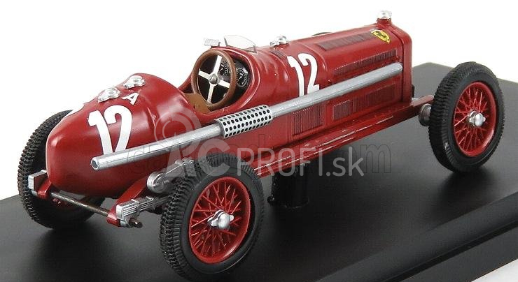 Rio-models Alfa romeo F1 P3 Tipo B N 12 Nurburgring 1935 T.nuvolari 1:43 Červená