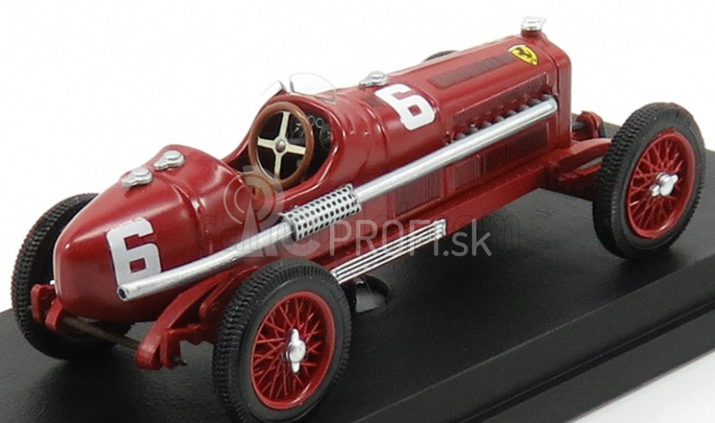 Rio-models Alfa romeo F1 P3 Tipo B N 6 Winner Montreux Gp 1934 C.f.trossi 1:43 Červená