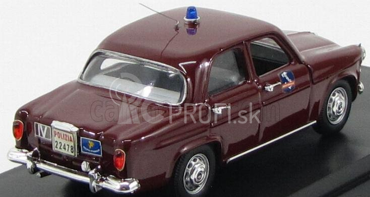 Rio-models Alfa romeo Giulietta 50. výročie Polizia Autostradale Autostrada Del Sole 1964-2014 1:43 Bordeaux