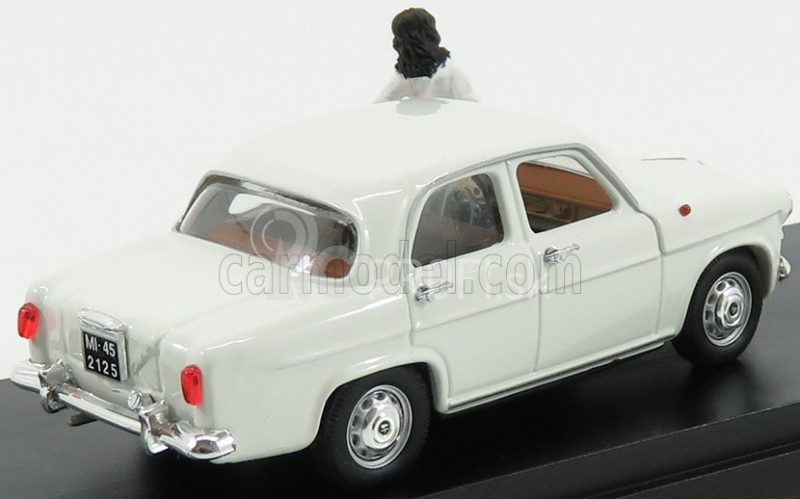 Rio-models Alfa romeo Giulietta Concorso Miss Italia 1955 s obrázkom 1:43 biela