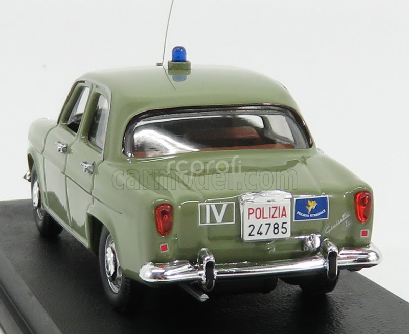 Rio-models Alfa romeo Giulietta Polizia Museo Di Roma 1961 1:43 Zelená