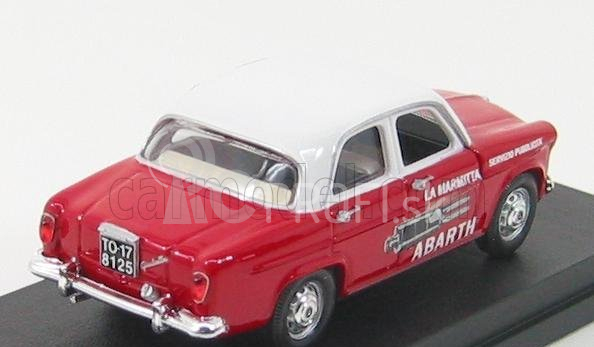 Rio-models Alfa romeo Giulietta Servizio Marmitte Abarth 1957 1:43 červená biela