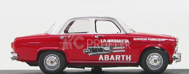 Rio-models Alfa romeo Giulietta Servizio Marmitte Abarth 1957 1:43 červená biela